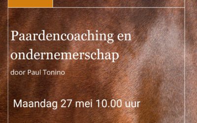 Webinar Paardencoaching en ondernemerschap